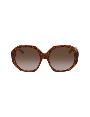 Meilleures ventes Anne Klein Tortoise Geometric Oversized Sunglasses   | KWT-7375261